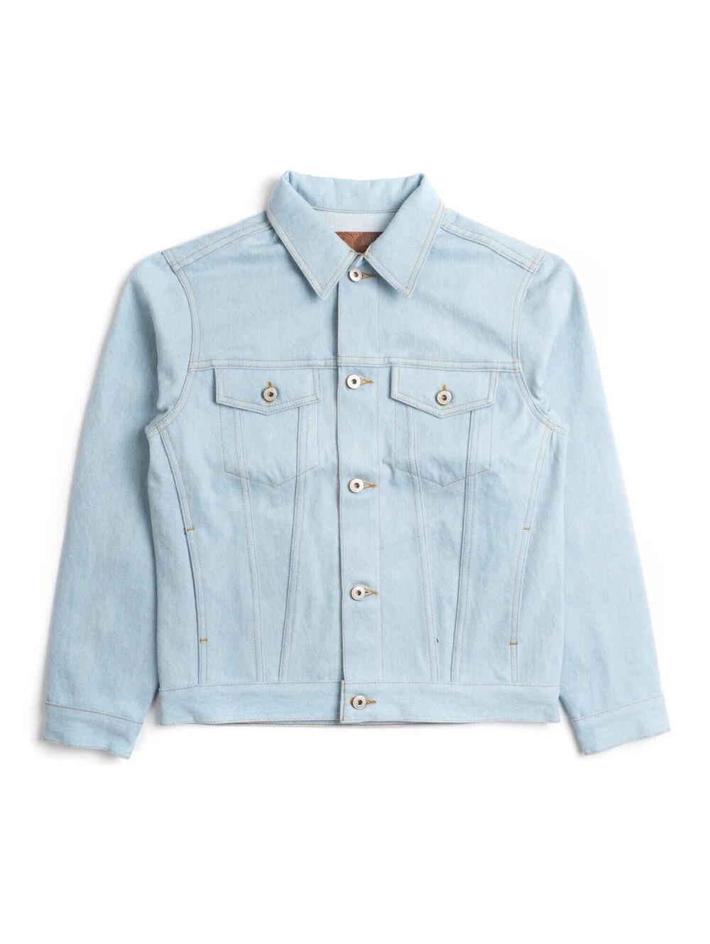 NAKED & FAMOUS DENIM JACKET -SECRET AGENT - BLEACH BLUE